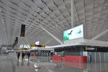 鄭州機(jī)場(chǎng)值機(jī)島頭戶內(nèi)T4